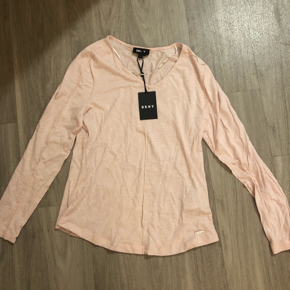 NWT DKNY long sleeve shirt Sz S